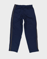 00s Nike Navy / Yellow Tracksuit Bottoms - XL