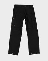 Fjall Raven G-1000 Black Cargo Combat Trousers - 30