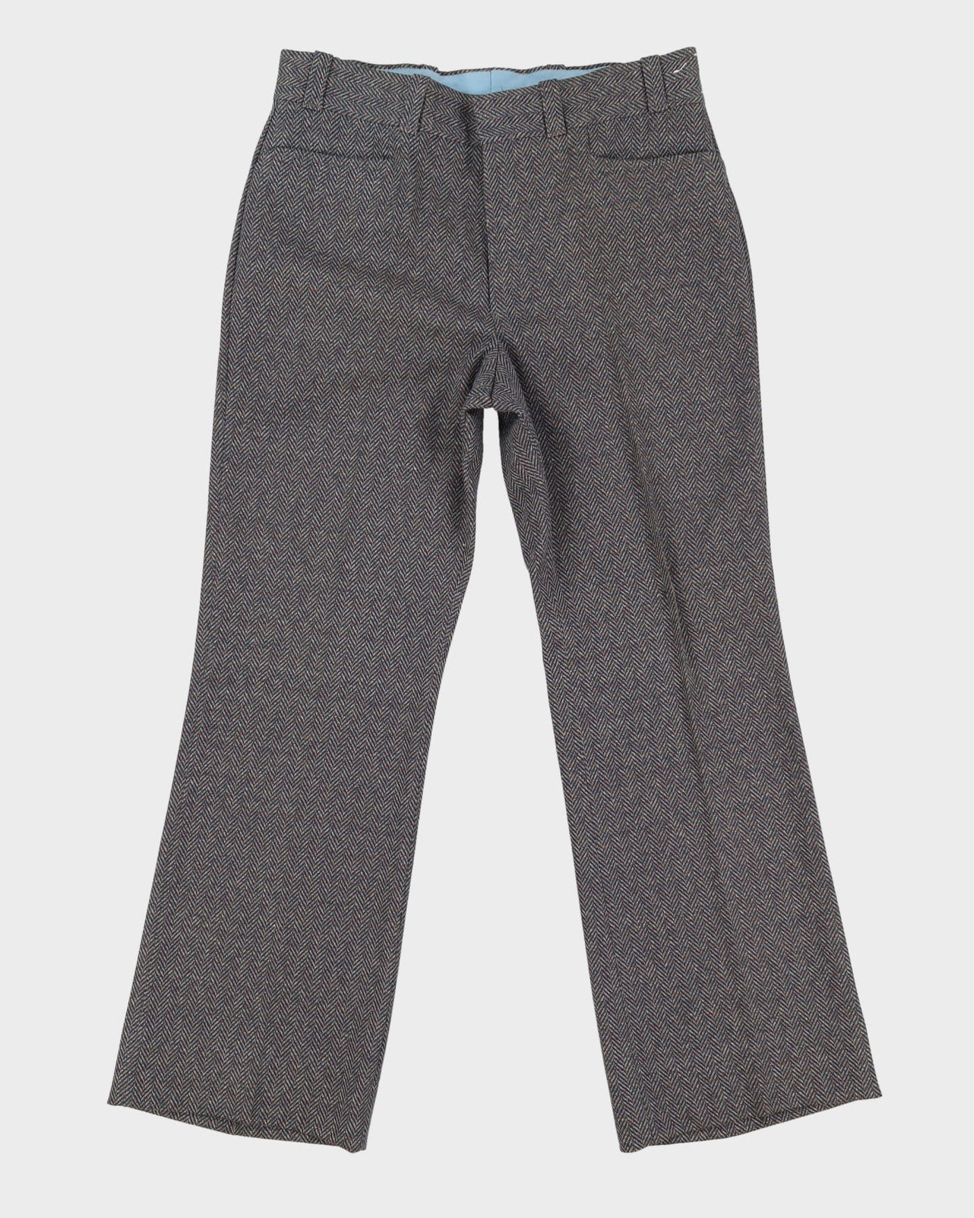 Vintage 80s GWG Grey Patterned Trousers - W34 L31