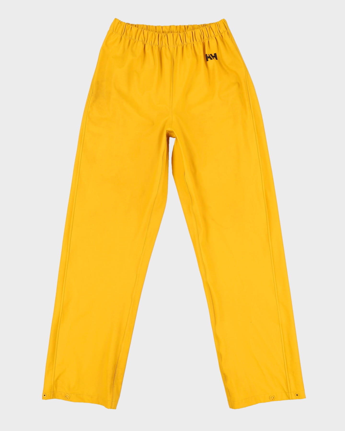 Helly Hansen Workwear Yellow Waterproof Tracksuit Bottoms - S