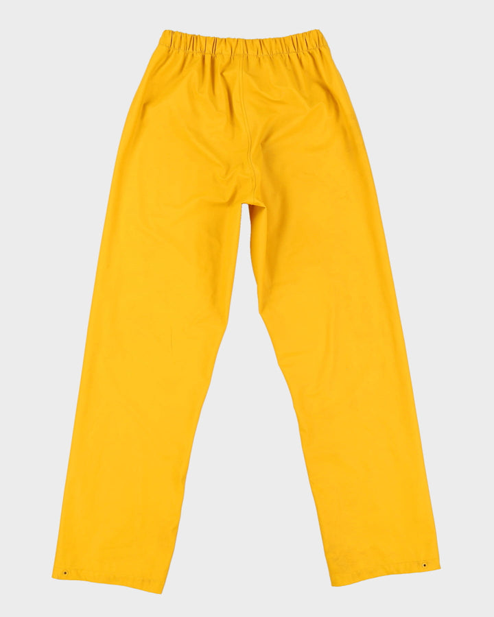 Helly Hansen Workwear Yellow Waterproof Tracksuit Bottoms - S