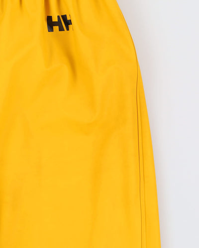 Helly Hansen Workwear Yellow Waterproof Tracksuit Bottoms - S