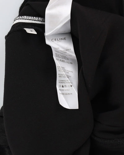 Celine Black Tracksuit Bottoms - M