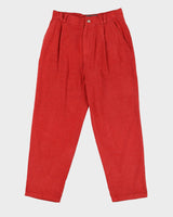 Versace Jeans Couture Red Smart Dress Trousers - W32