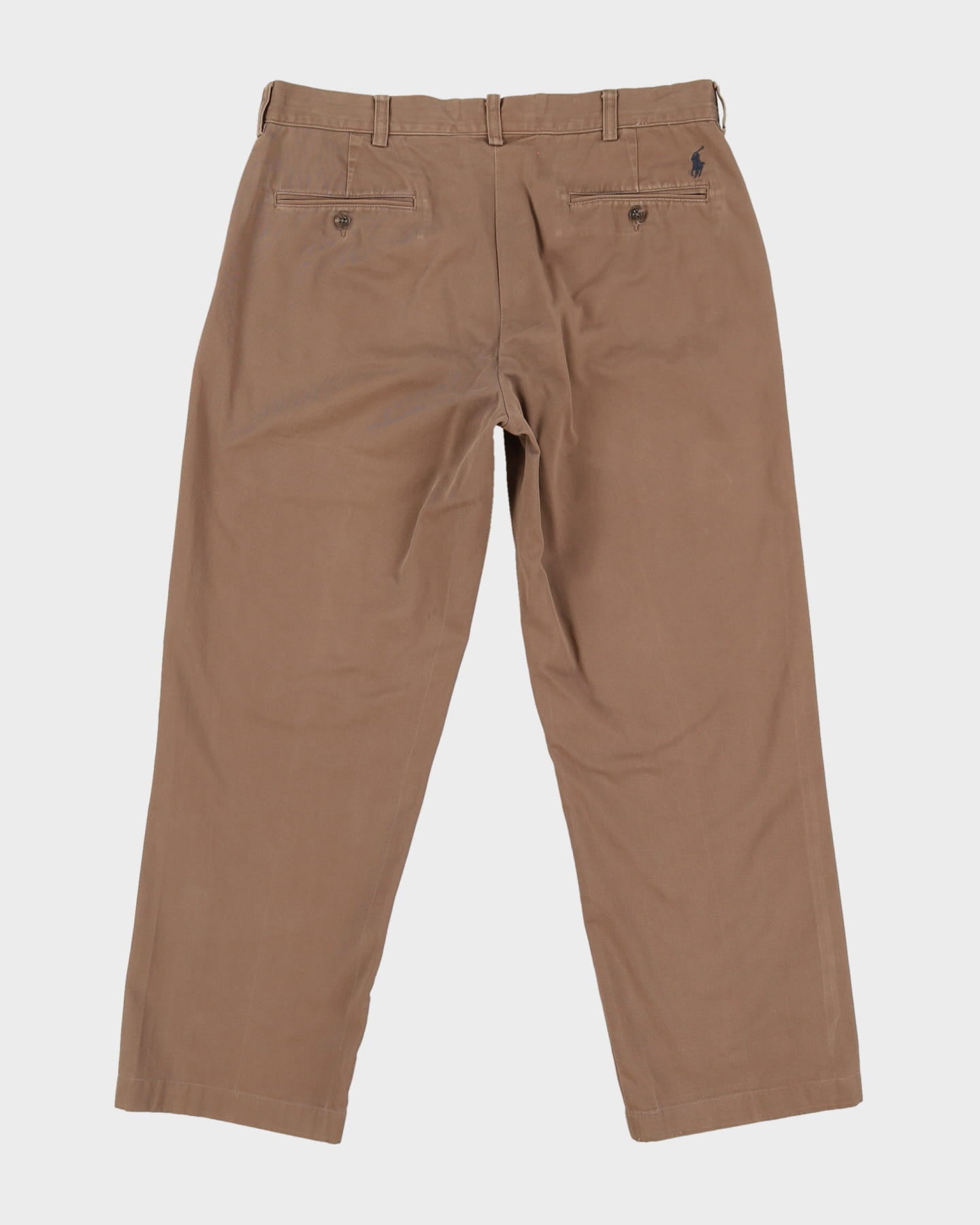 Vintage 90s Ralph Lauren Brown Chino Trousers - W35