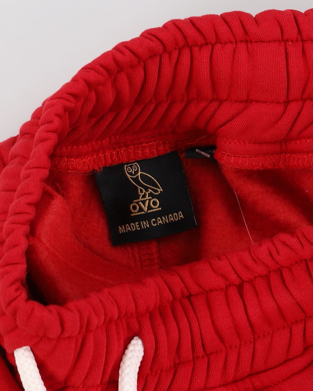 OVO Octobers Very Own Red Tracksuit Bottoms - M