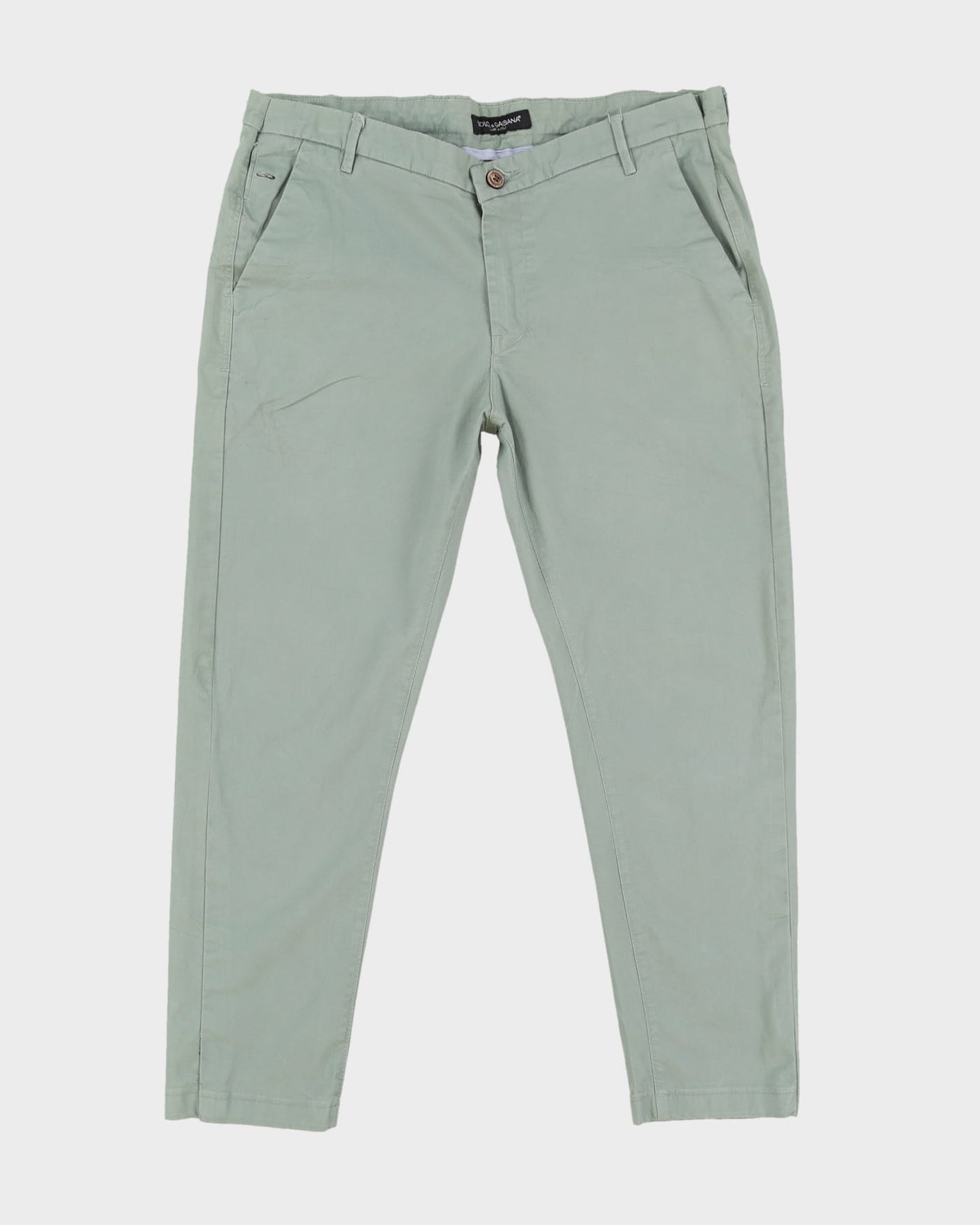 Dolce & Gabbana Green Casual Trousers - W36