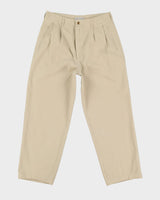Vintage 90s Beige Pleated Trousers - W32