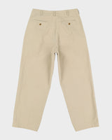 Vintage 90s Beige Pleated Trousers - W32