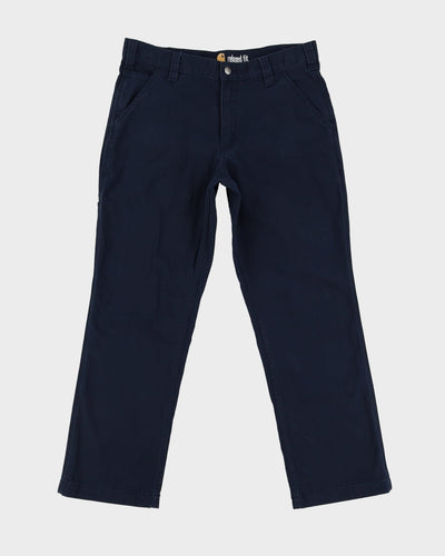 Carrhartt Navy Relaxed Fit Work Trousers - W34 L30