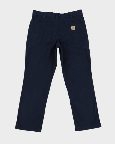 Carrhartt Navy Relaxed Fit Work Trousers - W34 L30