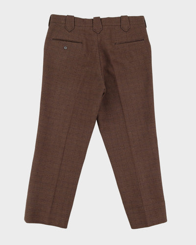 Vintage 70s Eddie Bauer Brown Wool Trousers - W38 L28