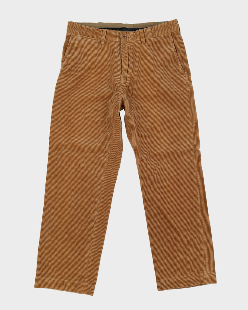 Polo Ralph Lauren Light Brown Corduroy Trousers - W34 L28 – Rokit