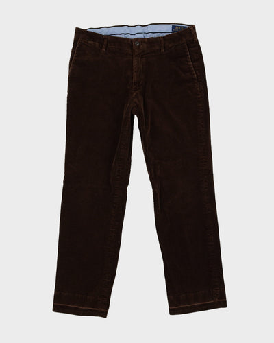 Polo Ralph Lauren Brown Corduroy Trousers - W34 L30