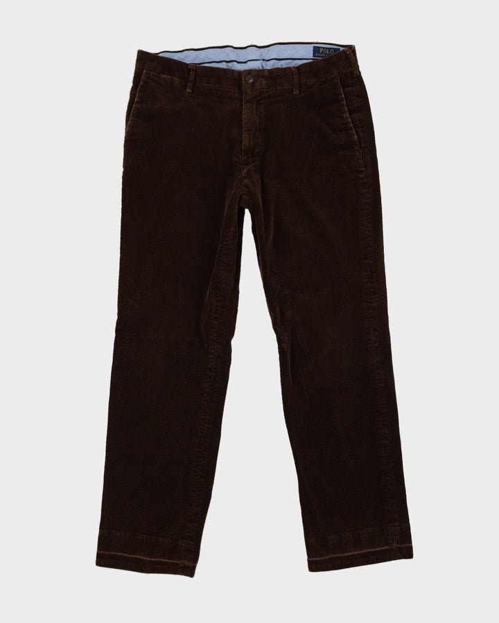 Polo Ralph Lauren Brown Corduroy Trousers - W34 L30