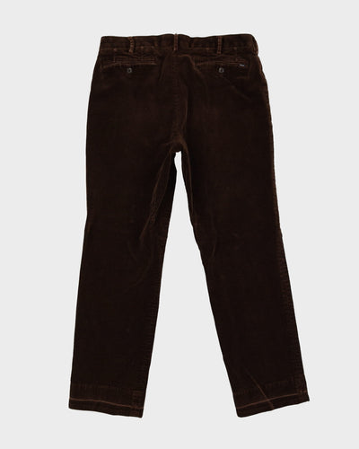 Polo Ralph Lauren Brown Corduroy Trousers - W34 L30