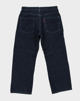 Levi's Navy Cord Trousers - W34 L28