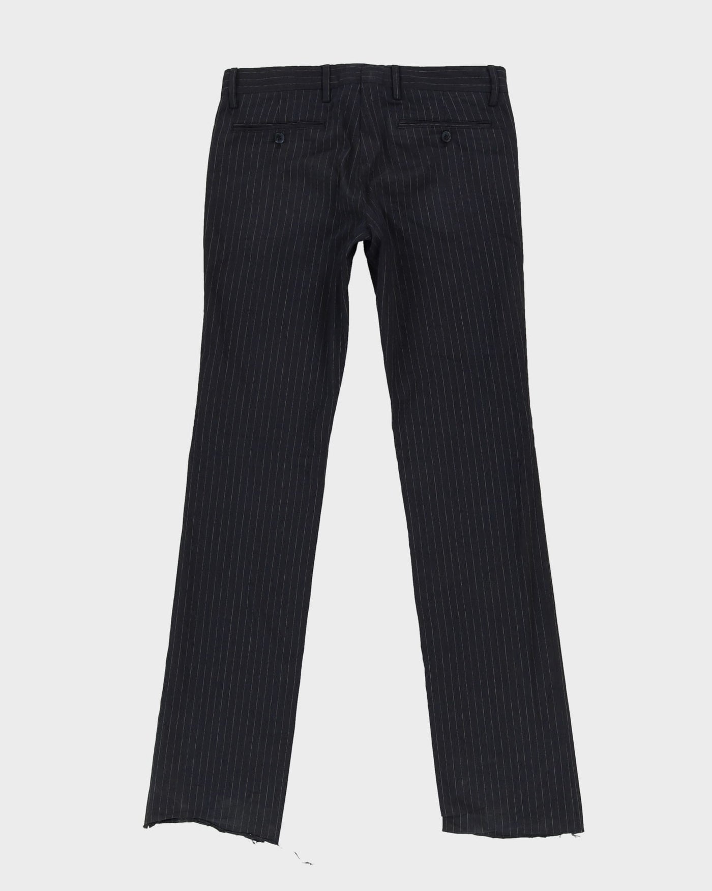 Vintage 90s Dolce & Gabbana Navy Pinstripe Trousers - W34 L37