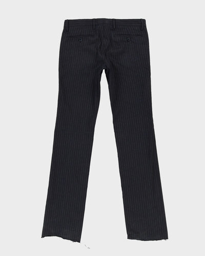 Vintage 90s Dolce & Gabbana Navy Pinstripe Trousers - W34 L37