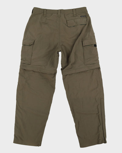 The North Face Khaki Convertible Trousers - W36 L33