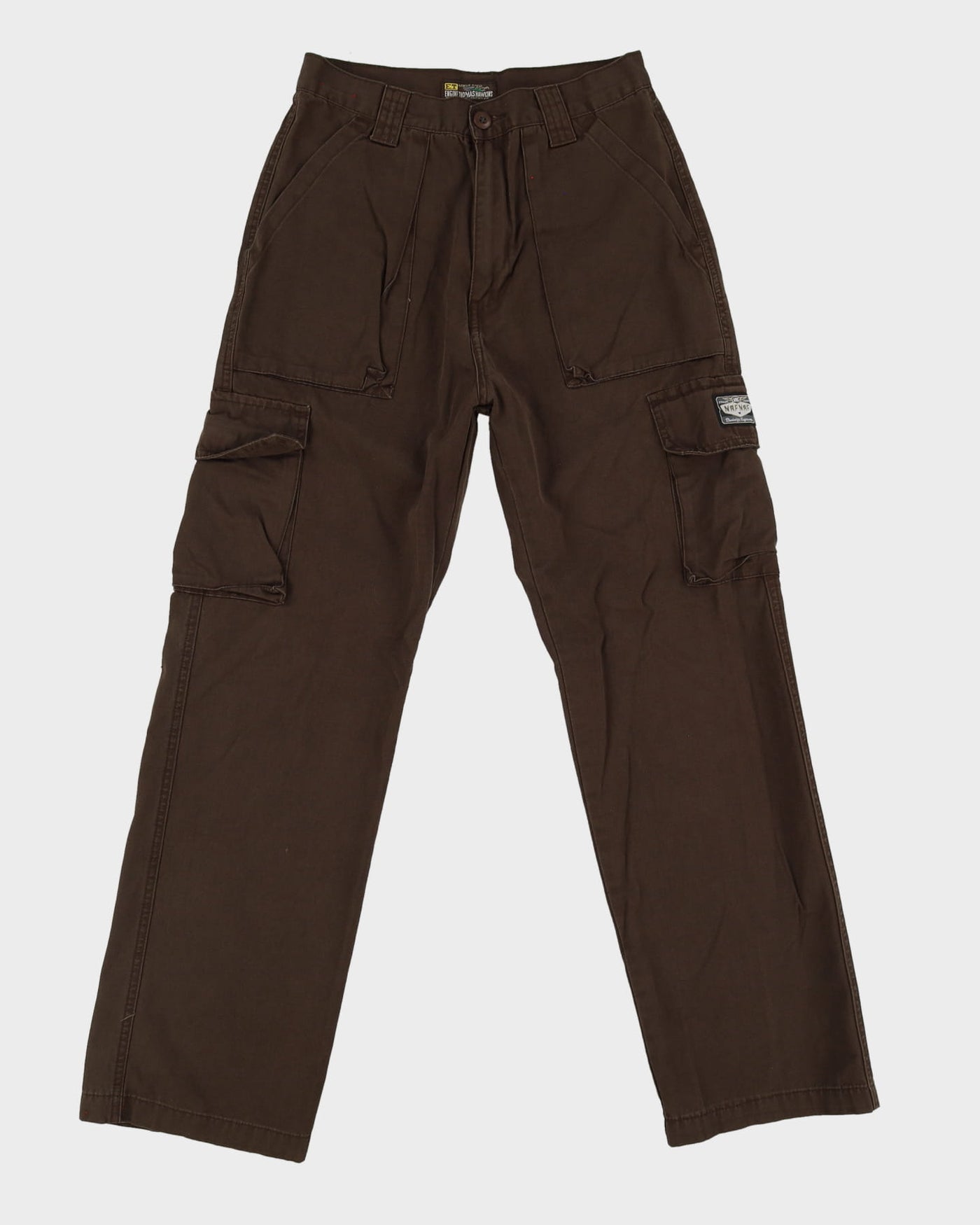 Vintage 90s Naf Naf Brown Cargos Trousers - W29 L32
