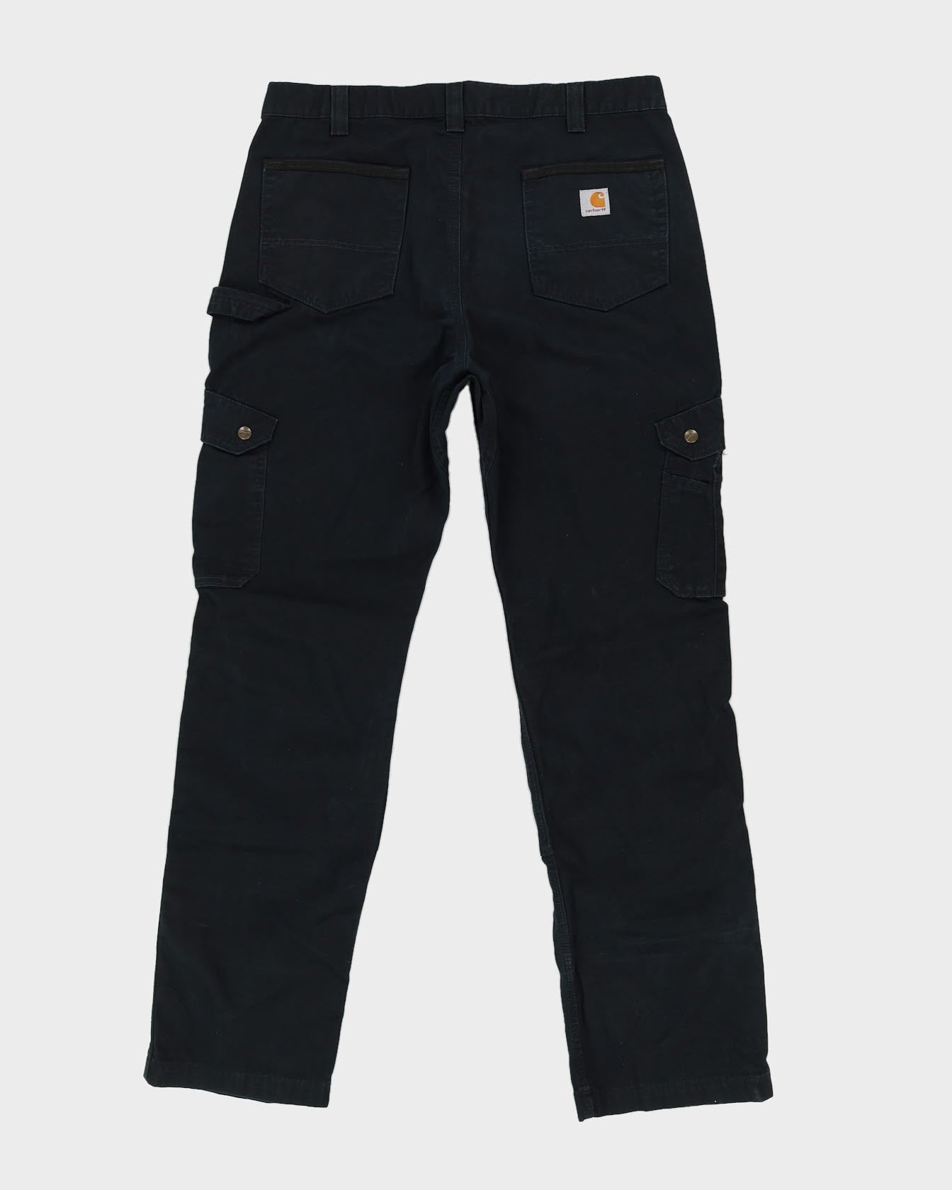 Carhartt Black Canvas Double Knee Workwear Trousers - W36 L33