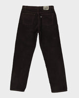 Vintage 80s Levi's Silvertab Brown Trousers - W34 L32