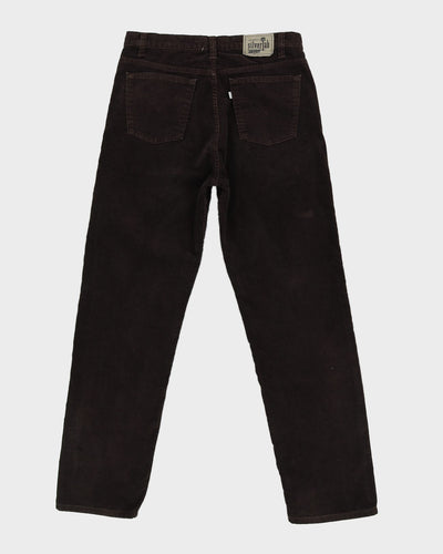 Vintage 80s Levi's Silvertab Brown Trousers - W34 L32