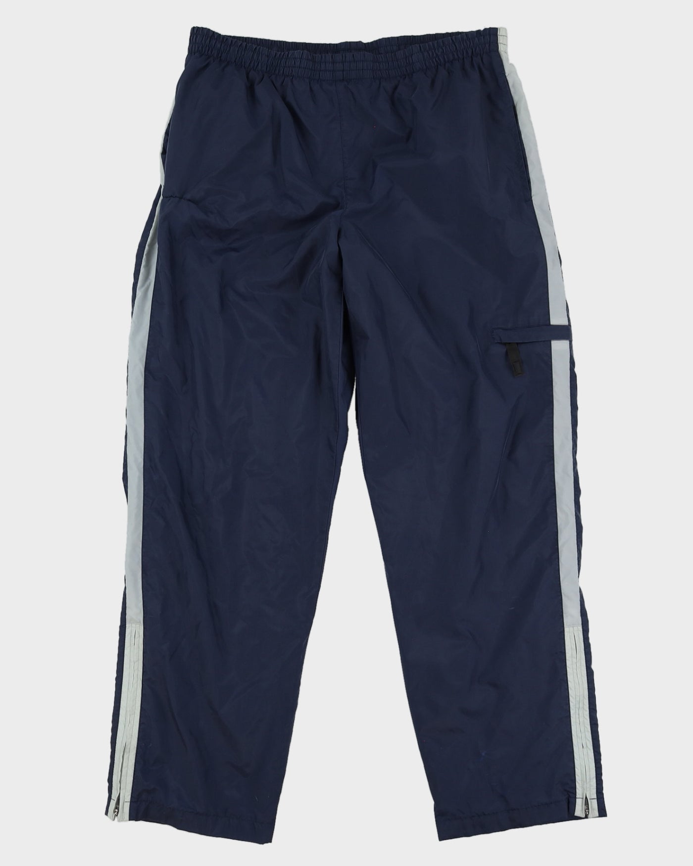 00s Y2K Nike Blue Track Bottoms - W36 L33