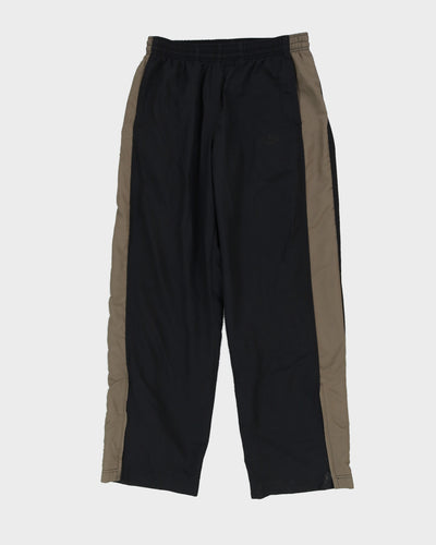 00s Y2K Nike Black Track Bottoms - W34 L35