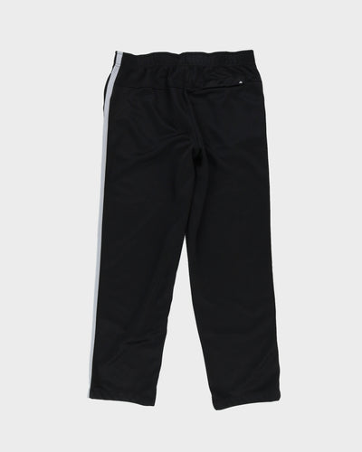 00s Y2K Nike Black Track Bottoms - W36 L33