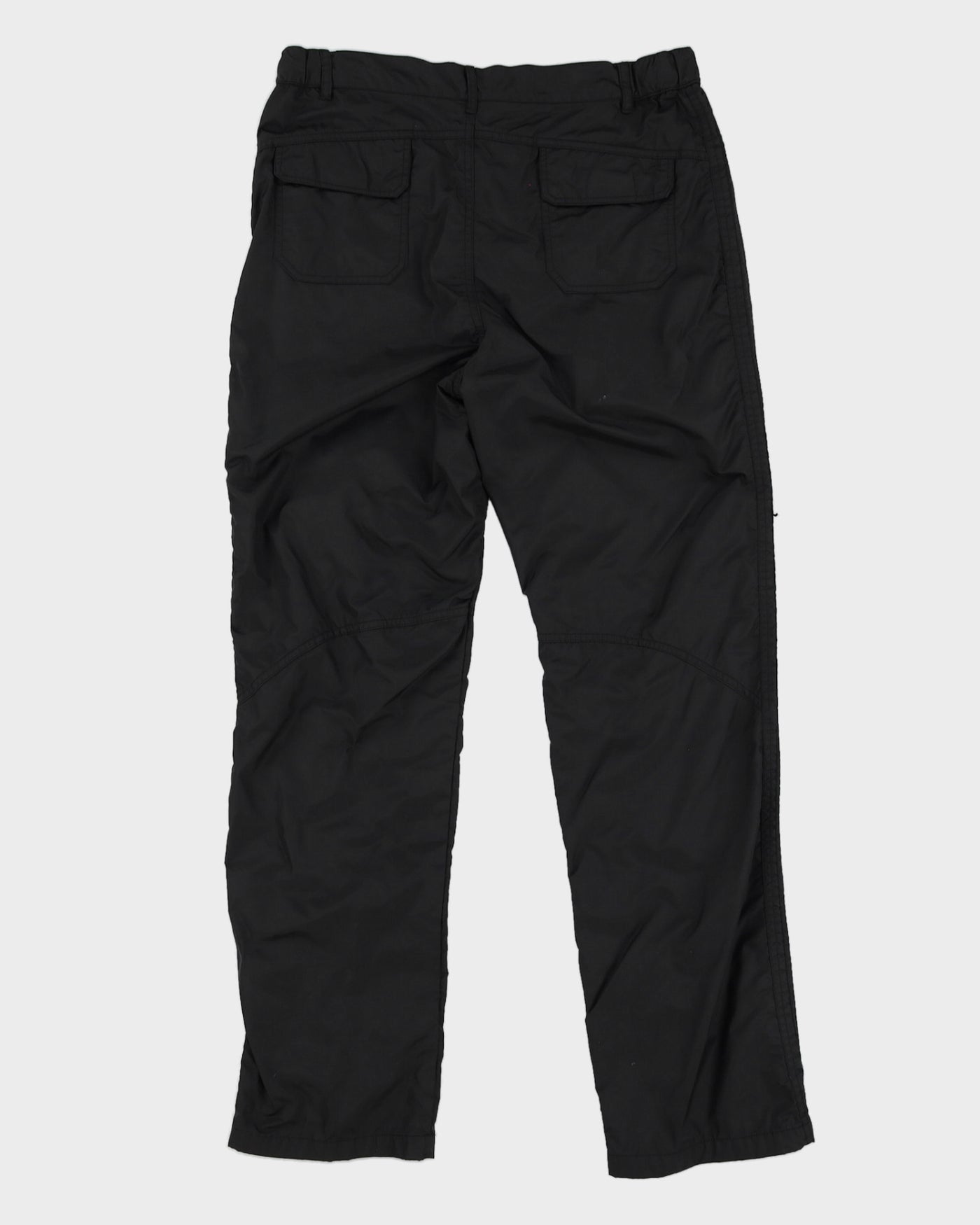 00s Nike Black Track Bottoms - W34 L31