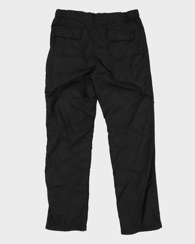 00s Nike Black Track Bottoms - W34 L31