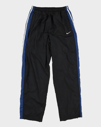 Vintage 90s Nike Black / Blue Striped  Track Bottoms - W32 L31