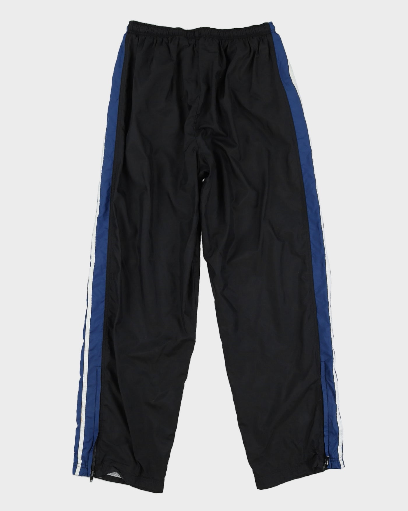 Vintage 90s Nike Black / Blue Striped  Track Bottoms - W32 L31
