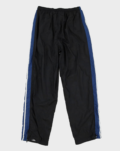Vintage 90s Nike Black / Blue Striped  Track Bottoms - W32 L31