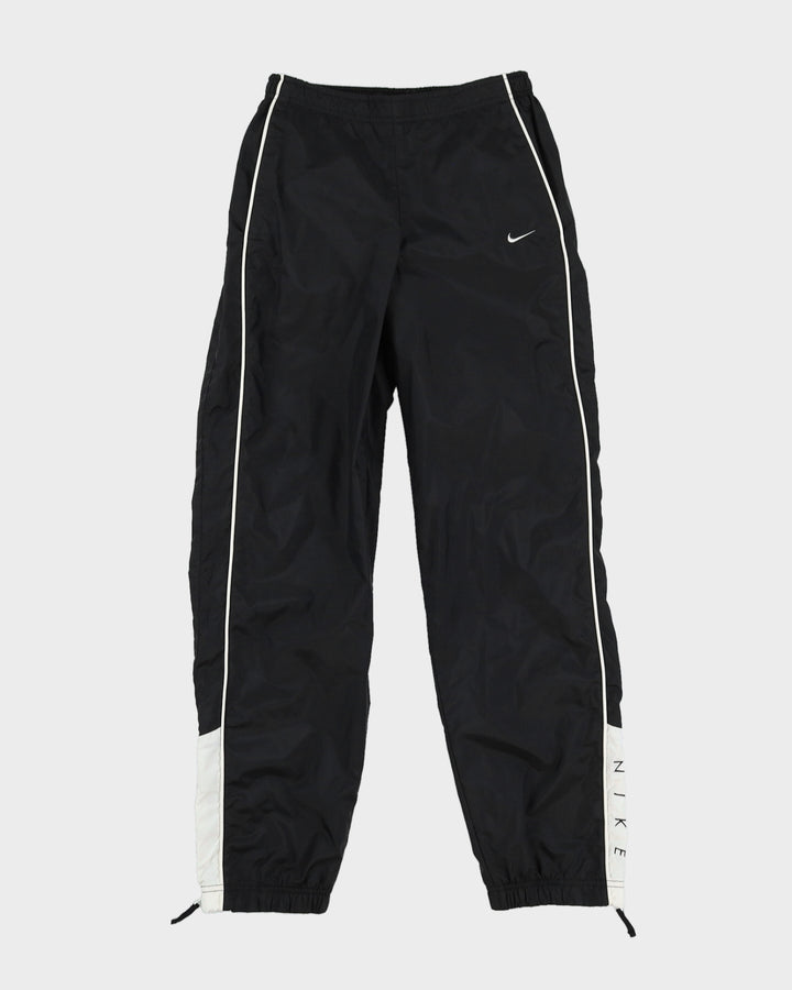 Vintage 90s Nike Black Embroidered logos Track Bottoms - W30 L30