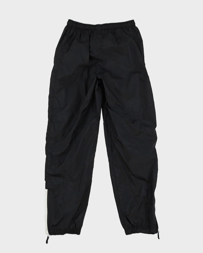 Vintage 90s Nike Black Embroidered logos Track Bottoms - W30 L30