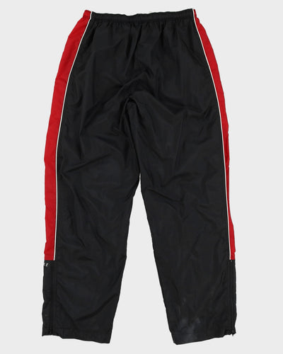Vintage 90s Nike Black / Red Striped Track Bottoms - W34  L33