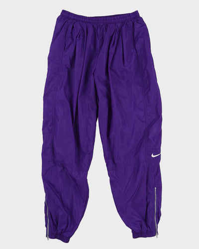 Vintage 90s Nike Shiny Purple Track Bottoms  - W36 L33