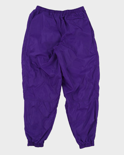 Vintage 90s Nike Shiny Purple Track Bottoms  - W36 L33