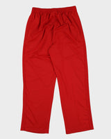 00s Y2K Adidas Red Track Bottoms - W36 L34