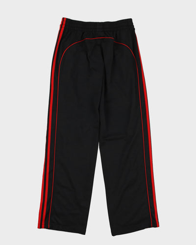 Adidas Black / Red Striped Track Bottoms - W34 L31