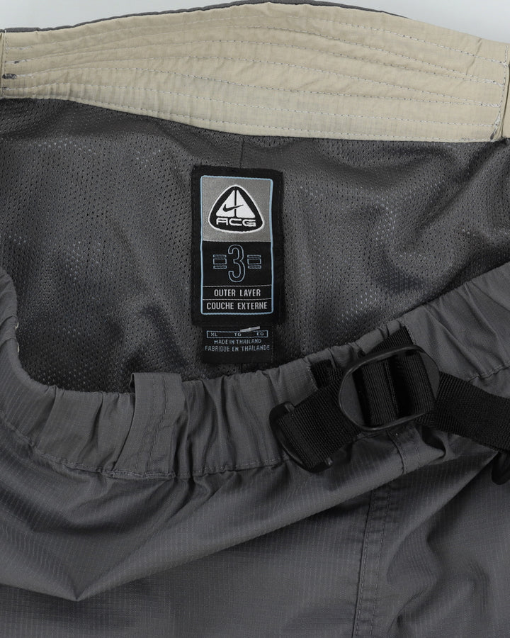 00s Nike ACG Technical Cargo Grey Trousers - W38 L32