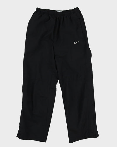 00s Y2K Nike Black Track Bottoms - W32 L30