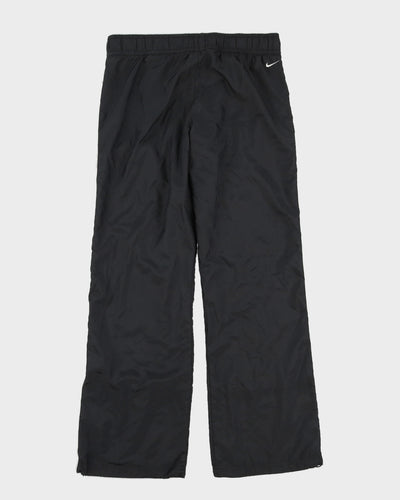 00s Y2K Nike Black Track Bottoms - W36 L35