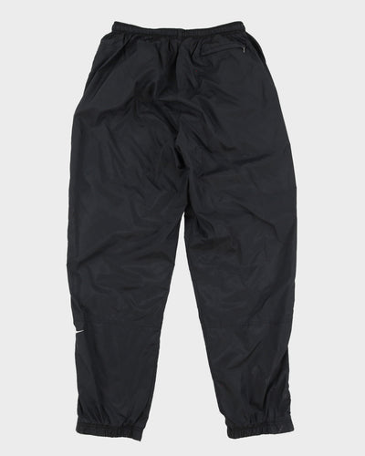 00s Y2K Nike Black Track Bottoms - W32 L33