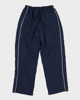 00s Y2K Nike Blue Navy Track Bottoms - W32 L31