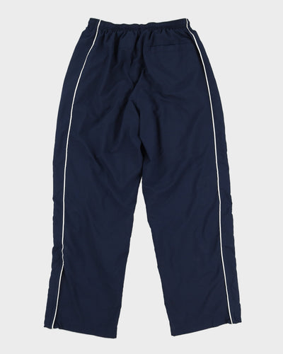 00s Y2K Nike Blue Navy Track Bottoms - W32 L31