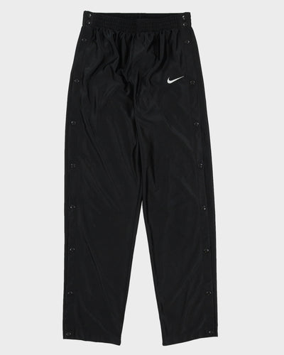 Vintage 90s Nike Black Buttoned Up Track Bottoms - W30 L32